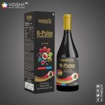 berry tonic juice label packaging design